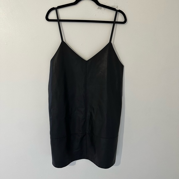 Free People Mini Leather Dress - Picture 3 of 7